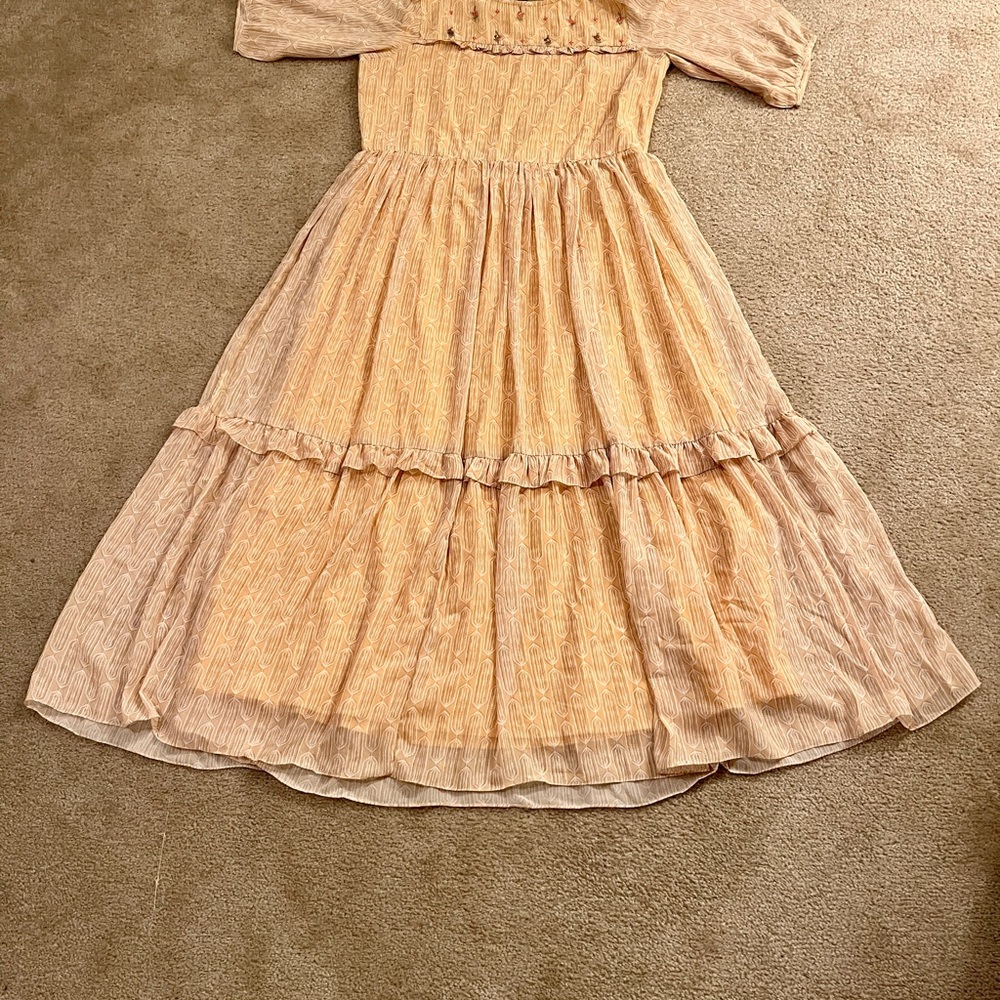 Light Yellow Long Dress - image 2